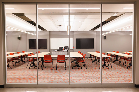 Photo of the new College of Engineering building